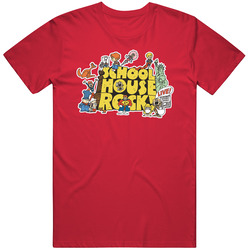 Schoolhouse Rock Red T Shirt