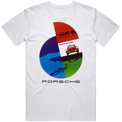Vintage Porsche, T-shirt, Advertisement Retro, 50's, 60's T Shirt