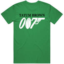 Jayson Jaylen Tatum Brown 007 T Shirt