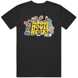 Schoolhouse Rock Black T Shirt