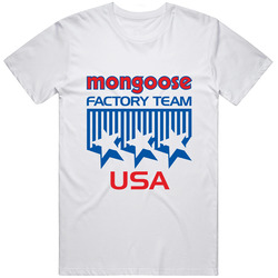 Mongoose, T-shirt, Bmx, Freestyle, Racing, Jersey, Factory Team, Retro, 1980's, Bike, BicyclE T Shirt