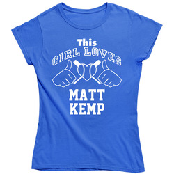 This Girl Loves Matt Kemp Los Angeles Baseball Player Classic Ladies T Shirt
