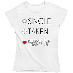 Single Taken Reserved For Brady Skjei New York R Hockey Team Fan Ladies T Shirt