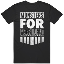 Monsters For President Funny Video Game Character Election Parody T Shirt