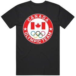 Canada Winter Olympic Team Pyeongchang 2018 Round Logo T Shirt