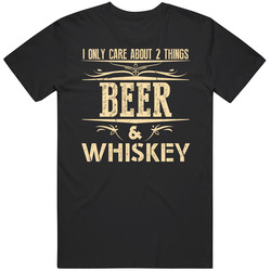Beer And Whisky Funny Drink Alcohol Cool T Shirt