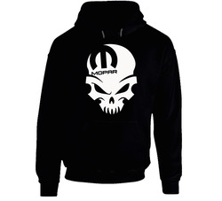 Mopar Power Dodge Bad Ass Skull Logo Trending Hoodie