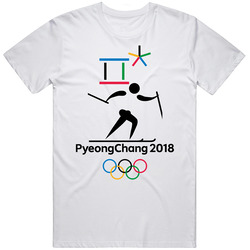 Cross Country Skiing Pyeongchang 2018 Winter Olympics South Korea T Shirt