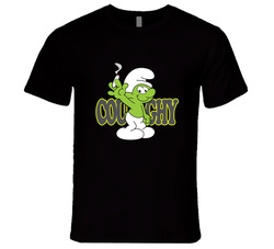 Coughy Character Black T Shirt