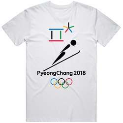 Ski Jumping Pyeongchang 2018 Winter Olympics South Korea T Shirt