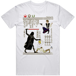 Starwars The Force Egyptian Hieroglyph Writing T Shirt Starwars The Force Egyptian Hieroglyph Writing T Shirt