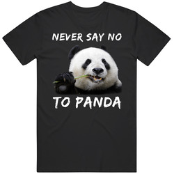 Never Say No To Panda T-shirt Funny Tee Shirt For Panda Lovers Gift For Him T Shirt