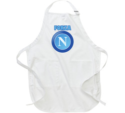 Napoli Fan Italian Soccer Fan Blue And White Apron