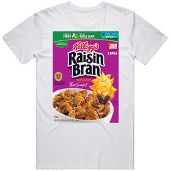 Raisin Bran Best Cereal Box Cover Gift T Shirt