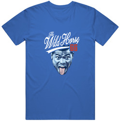 Cool Wild Horse Puig Yasiel World Series Los Angeles Dodgers Baseball Player  Blue T Shirt
