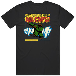 Madvillain (mf Doom & Madlib) - All Caps T-shirt Black S-5xl Unisex Tee Black T Shirt