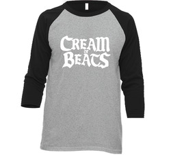 Cream Of Beats Raglan 3/4 Sleeve Shirt