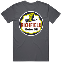 Richfield Motor Oil Cool Retro Gas Station Logo Fan Gift T Shirt