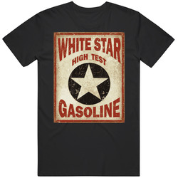 White Star Gasoline Cool Retro Gas Station Logo Fan Gift T Shirt