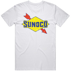 Sunoco Petroleum Cool Retro Gas Station Logo Fan Gift Worn Look T Shirt