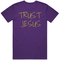 Trust Jesus (gold) T Shirt