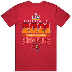 2021 Super Bowl 55 Champions Tampa Bay Buccaneers Football Fan V2 T Shirt