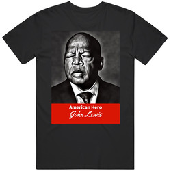 John Lewis Civil Rights Leader Resist Congressman Rename Edmund Pettus Bridge T Shirt
