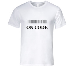 On Code Bar Code T Shirt