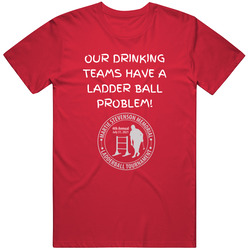 Martie Memorial In White On Red T Shirt