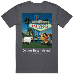 Las Vegas Masked Lamb Grey T Shirt