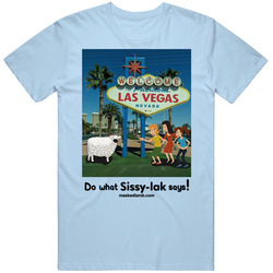 Las Vegas Masked Lamb Blue T Shirt