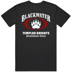 B Blackwter Templar Knights Logo 2 T Shirt