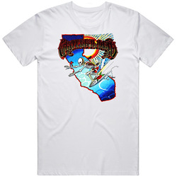 Grateful Dead 1986 Rick Griffin Art Surfing T Shirt