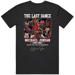 Michael Jordan Memories Last Dance Chicago Basketball Fan T Shirt