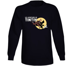 Les Aventures De Tintin Long Sleeve T Shirt