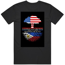 American Grown With Filipino Roots Graphic T Shirt American Grown With Filipino Roots Graphic T Shirt