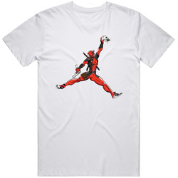 Deadpool Jordan Graphic Tee 100% Cotton Gildan T Shirt