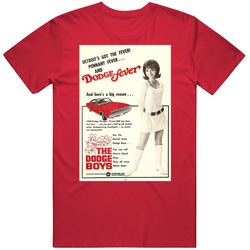 1968 The Dodge Boys Charger Dodge Chrysler Fever Vintage Muscle Car Ad Advertisement T Shirt