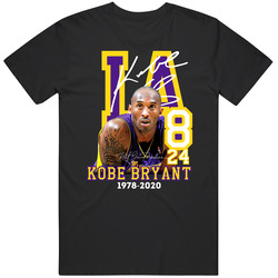 Kobe Bryant Rest In Paradise 8 24 La Sig T Shirt