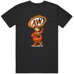 Men's A&w Vintage Retro Root Beer Nostalgia T Shirt