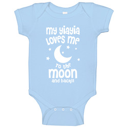 Yiayia Moon And Back Baby One Piece