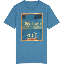 My Favorite Color Is Blue T Shirt My Favorite Color Is Blue T Shirt