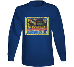 Pro Vote Blue Long Sleeve T Shirt Pro Vote Blue Long Sleeve T Shirt