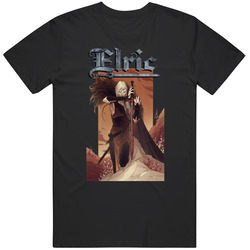 Elric Of Melnibone Fantasy Book Series Artwork T Shirt