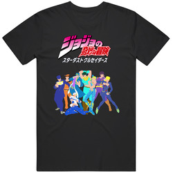 Jojo's Bizarre Adventure Anime Otaku Artwork T Shirt