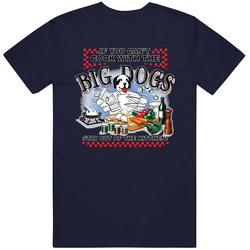 Cook With Big Dogs Navy T Shirt