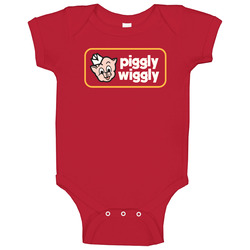 Piggly Wiggly Service Logo Baby One Piece