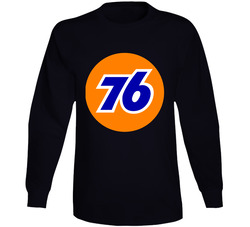 76 Oil Petrol Gas Stations Retro Long Sleeve T Shirt