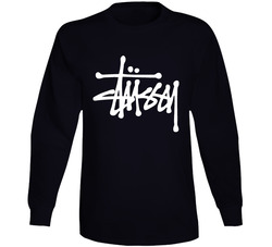 Stussy  Basic Awesome Tee Ladies And Men's Long Sleeve T Shirt