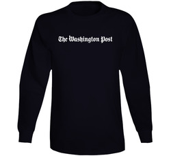 The Washington Post Long Sleeve T Shirt The Washington Post Long Sleeve T Shirt
